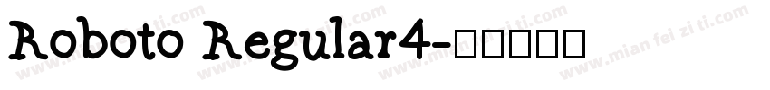 Roboto Regular4字体转换